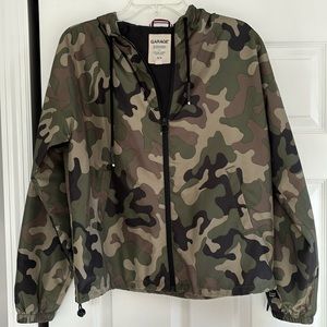 Garage Camo hooded jacket